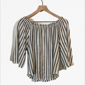 Striped Scoop Neck Shirt